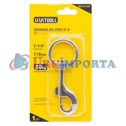 MOSQUETON 1-1/4″ 110MM UYUSTOOLS BZ114-OG