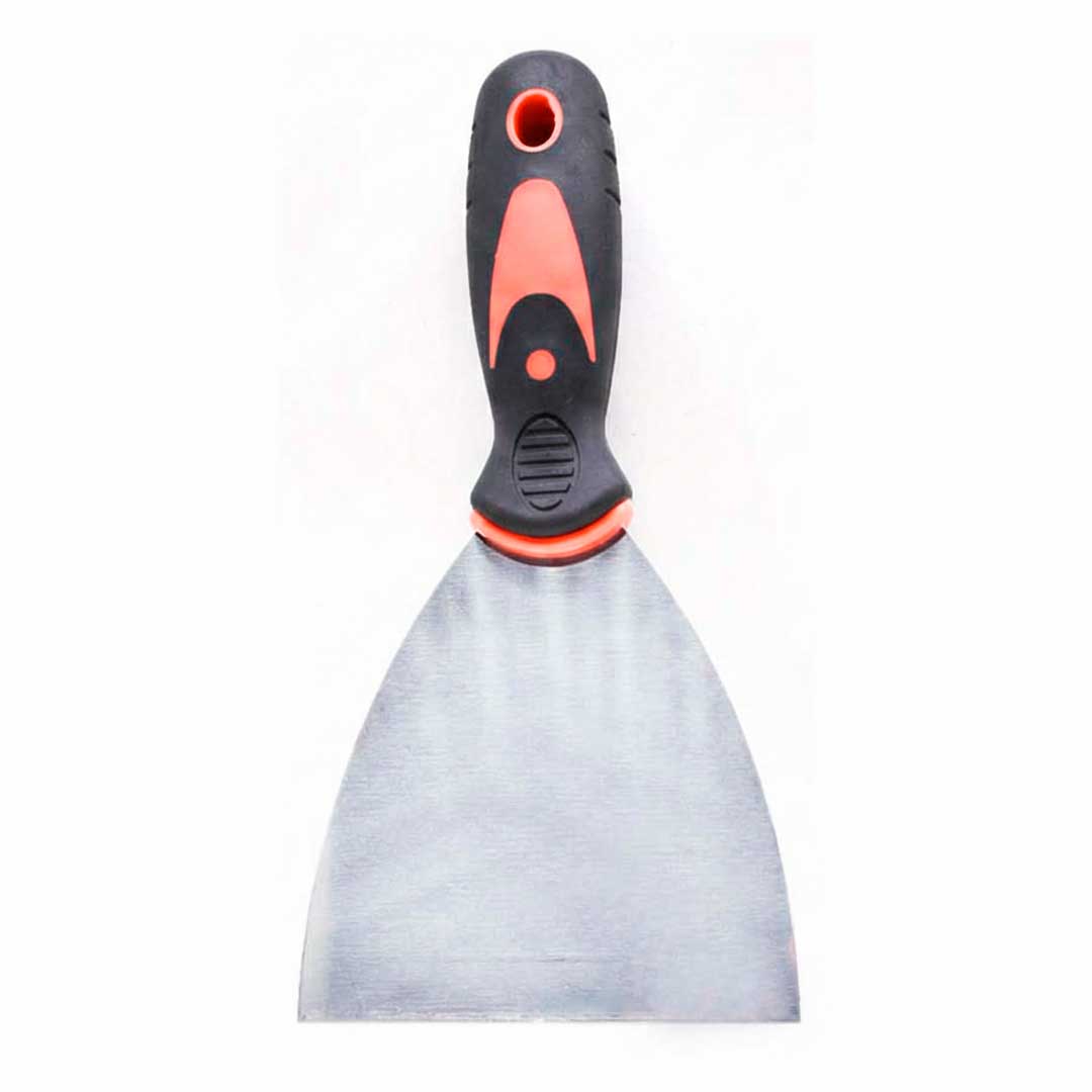 ESPATULA METALICA 4″ M/GOMA BICOLOR LH-1311