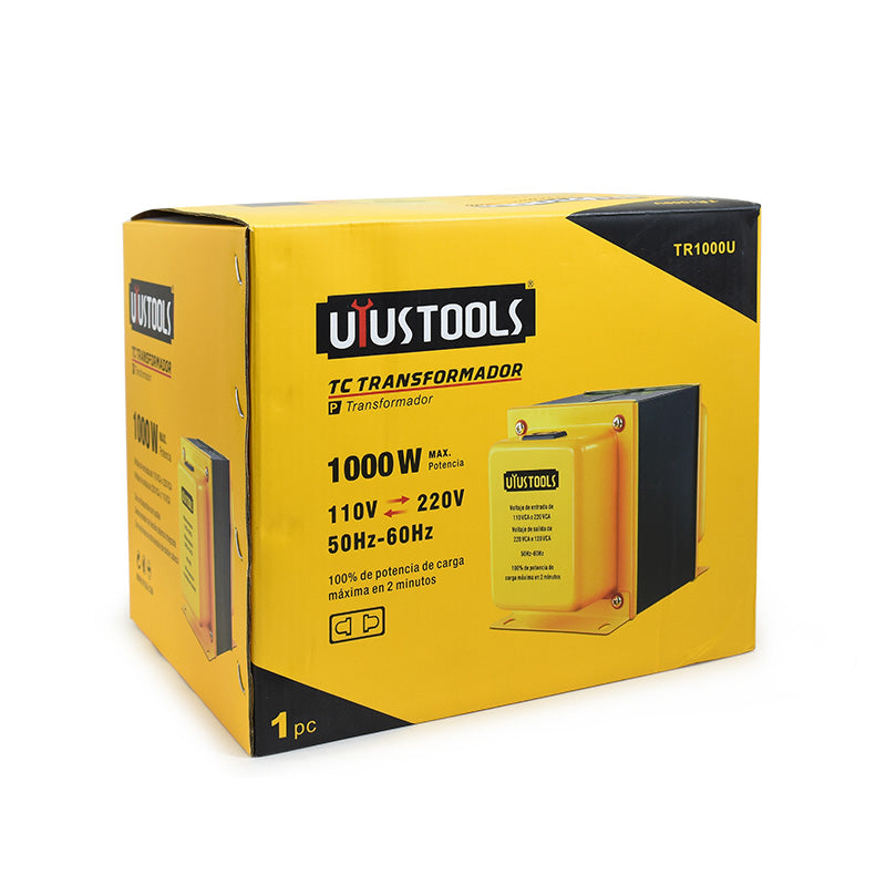 TRANSFORMADOR 1000W 220V-110V UYUSTOOLS TR1000U