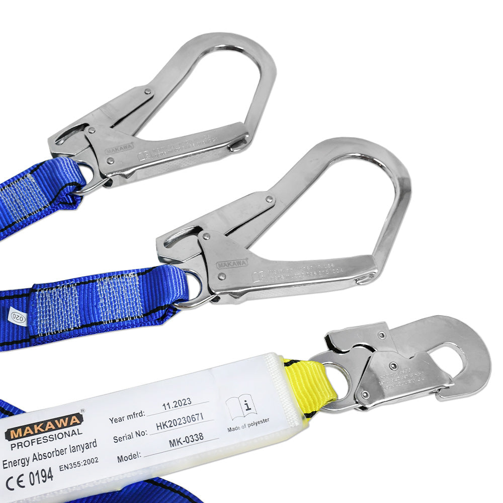 CINTA DE VIDA SEGURIDAD 3 GANCHOS MAKAWA MK-0338