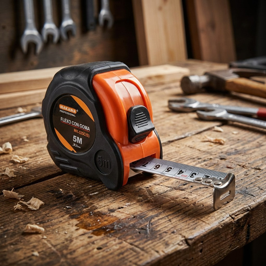 CINTA METRICA 5M ANCHO 25MM MAKAWA MK-525C