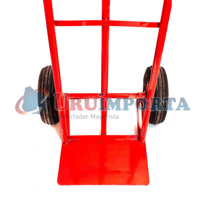 CARRO DE CARGA METALICO COLOR ROJO LH-647