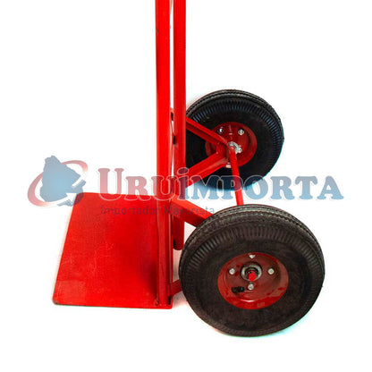 CARRO DE CARGA METALICO COLOR ROJO LH-647
