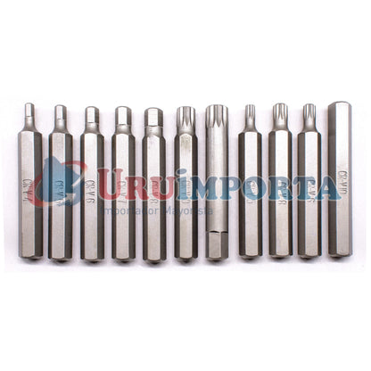 PUNTAS TORX 40PZ EN CAJA METALICA LH-1975