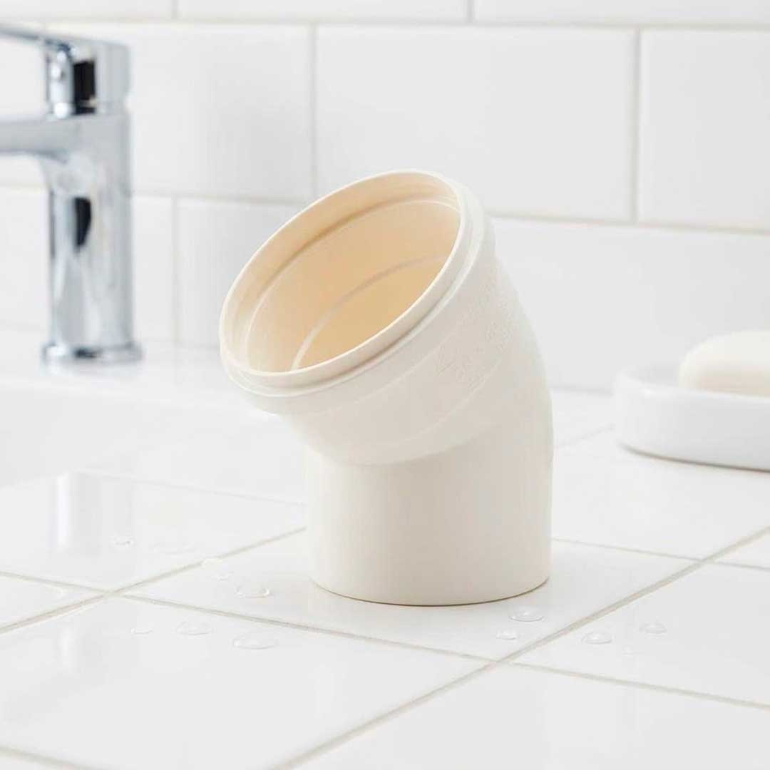 CODO 45 GRADOS 100MM BLANCO DE PVC KRONA K-614