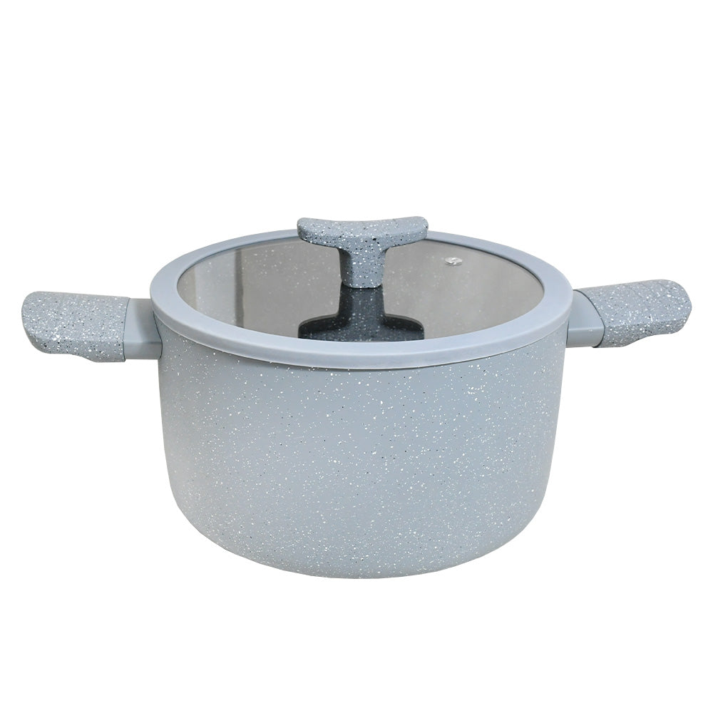 OLLA SET 5 PZ VIDRIO METAL GR75636-1
