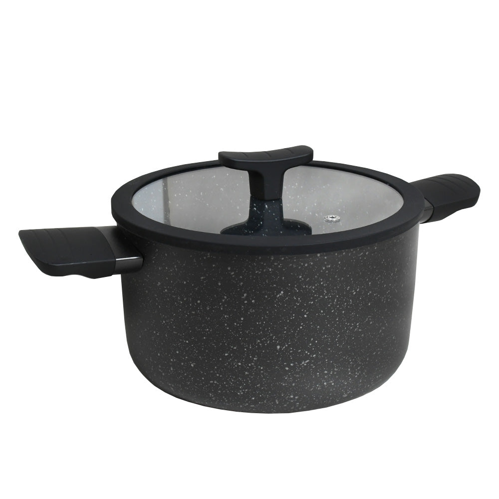 OLLA SET 5 PZ VIDRIO METAL GR75636-1