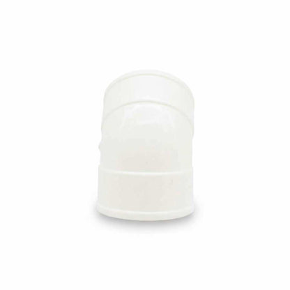 CODO 45 GRADOS 40MM BLANCO DE PVC KRONA K-611