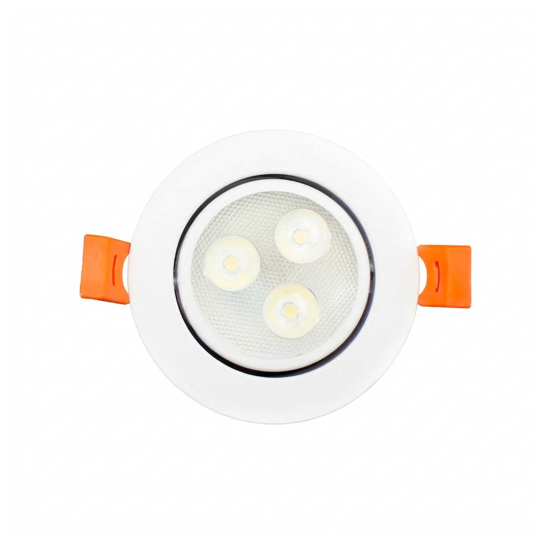 SPOT LED ARTICULADO 3W 8CM BLANCO LH-1904