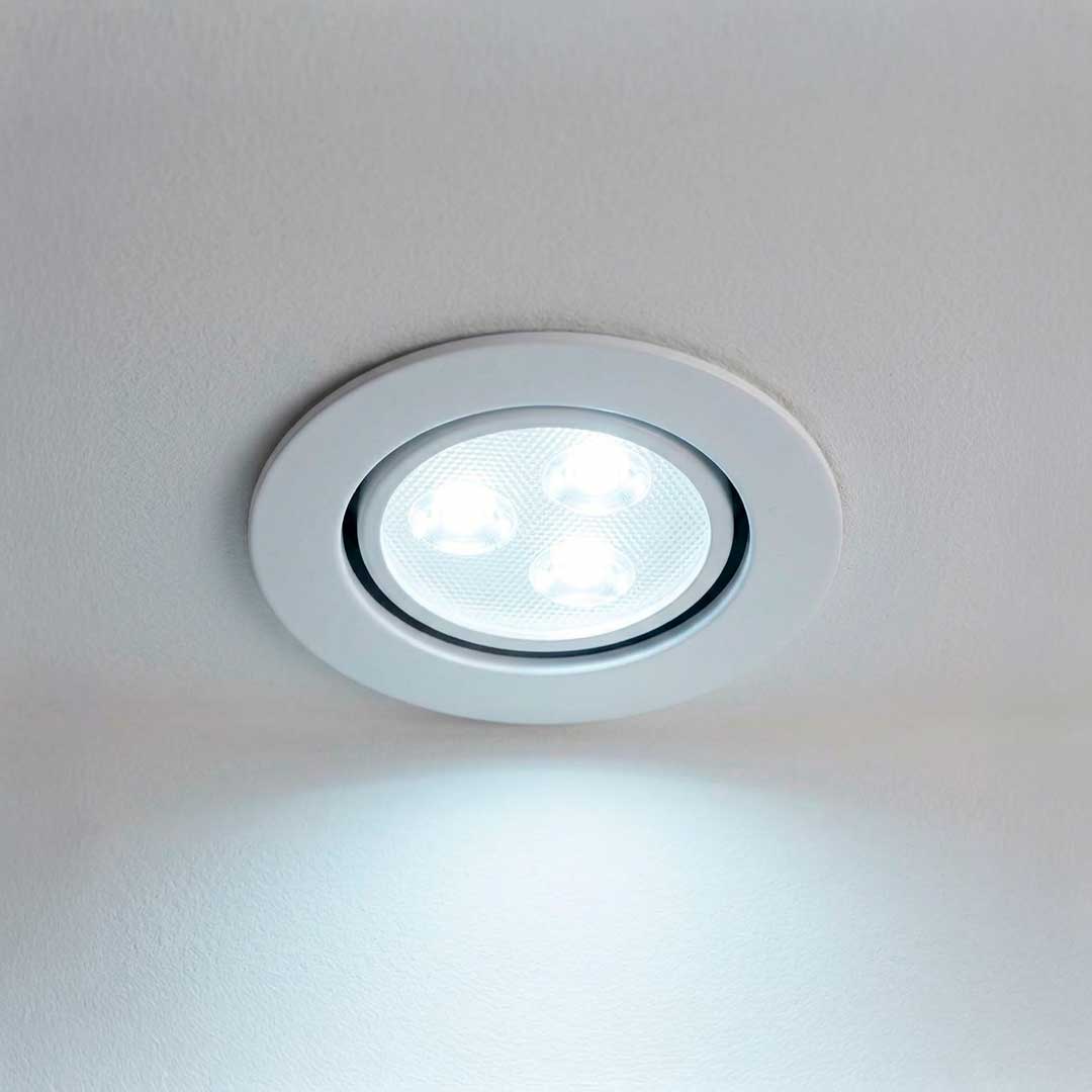 SPOT LED ARTICULADO 3W 8CM BLANCO LH-1904