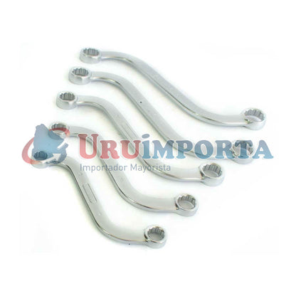 LLAVE COMBINADA 5PZ TIPO S 10-19MM UYUST YSZ501