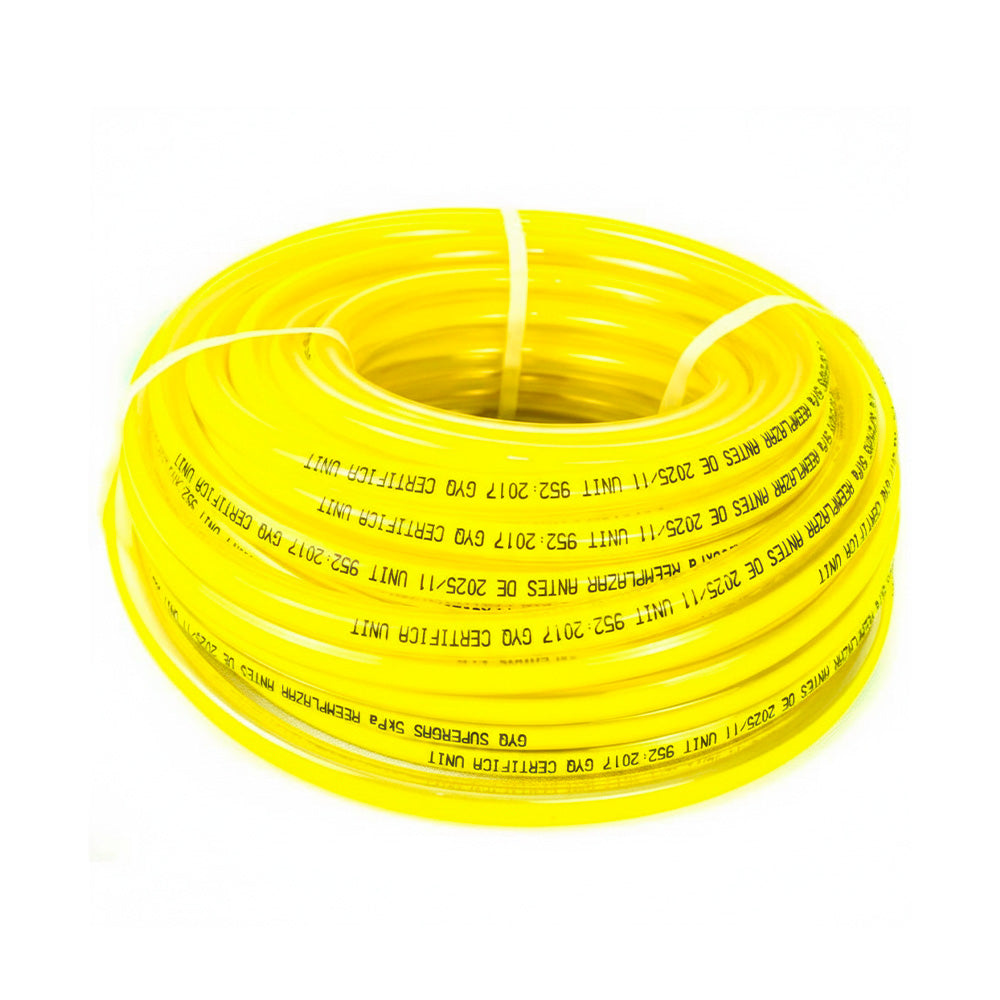 MANGUERA SUPERGAS 25M LINEA AMARILLA3238 URUGUAY