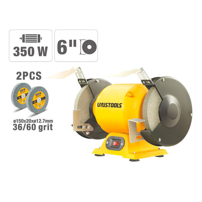 AMOLADORA DE BANCO 6″ 350W UYUSTOOLS EMA06U