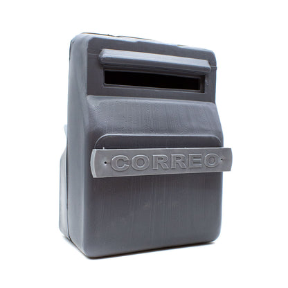 BUZON DE PLASTICO PARA CORREO GRIS URUGUAY