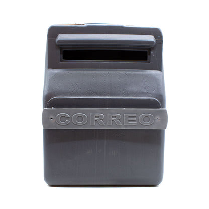 BUZON DE PLASTICO PARA CORREO GRIS URUGUAY