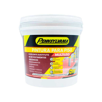PINTURA PARA PISOS VERDE MUSGO 4 KILOS PENNSYLVAN