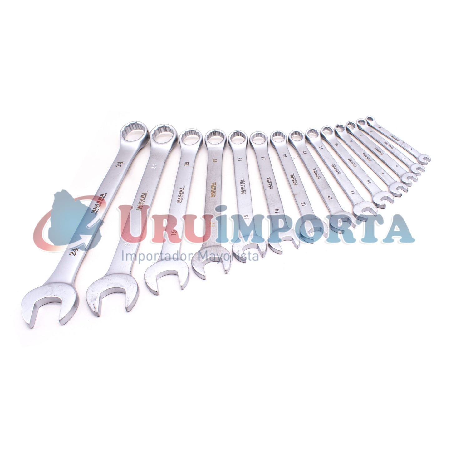LLAVE COMBINADA 14PZ 6-24MM MAKAWA MK-CV14P