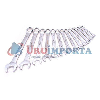 LLAVE COMBINADA 14PZ 6-24MM MAKAWA MK-CV14P