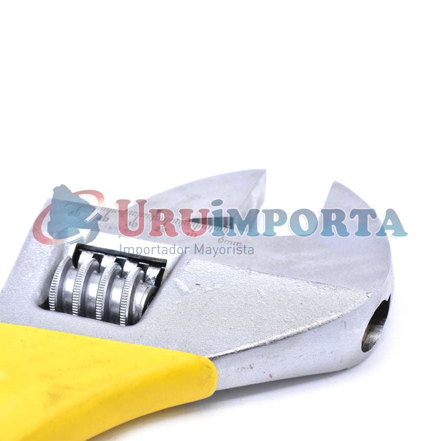 LLAVE AJUSTABLE 18″ MANGO AMARILLO MAKAWA MK-013