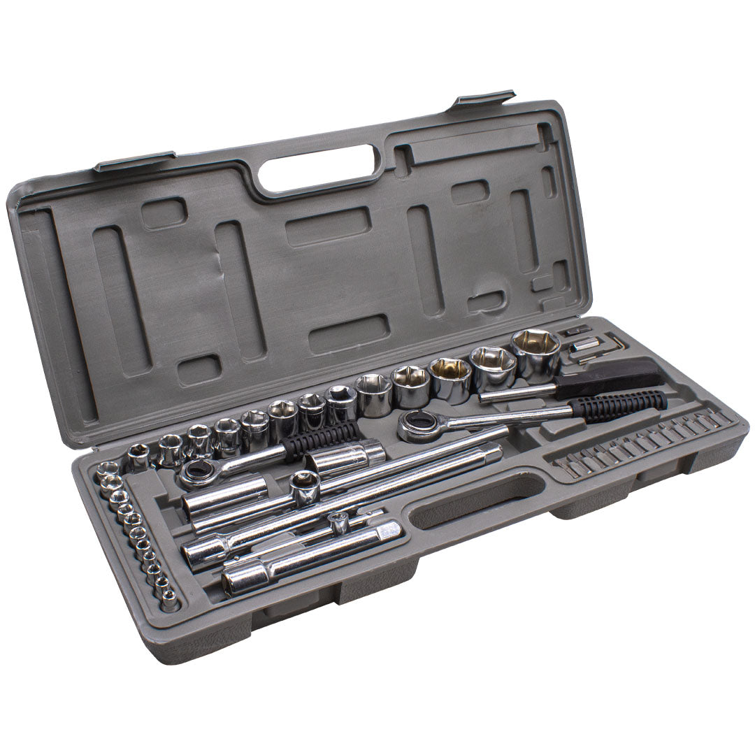 JUEGO DE DADO 1/2”-1/4” 52PZ 4-32M AIWA LH-407