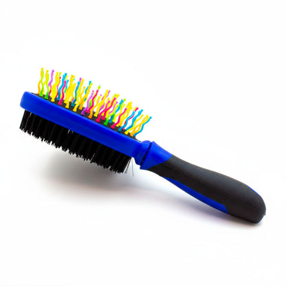 PEINETA DOBLE BICOLOR PLASTICA P/MASCOTAS LH-3054
