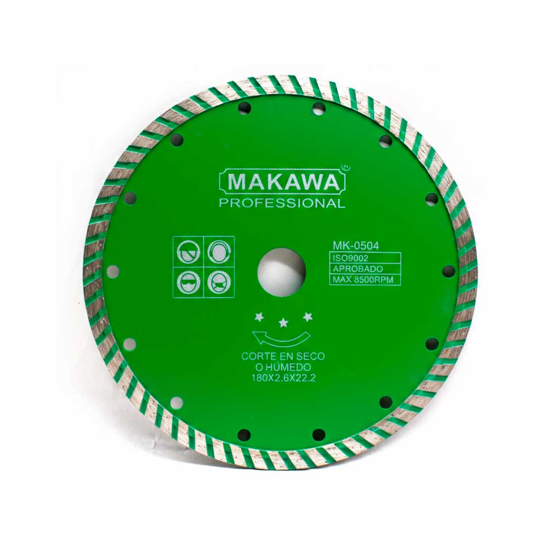 DISCO DIAMANTADO 7 1/4″ TURBO MAKAWA MK-0504