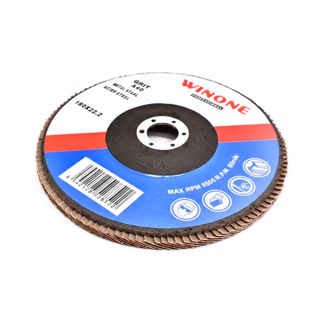 DISCO DE LIJA 4 1/2″ MADERA GRANO 40 WINONE LH2128