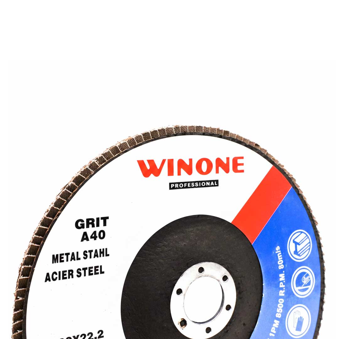 DISCO DE LIJA 4 1/2″ MADERA GRANO 40 WINONE LH2128