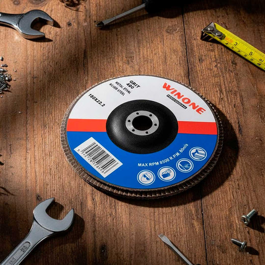 DISCO DE LIJA 4 1/2” MADERA GRANO 80 WINONE LH2126