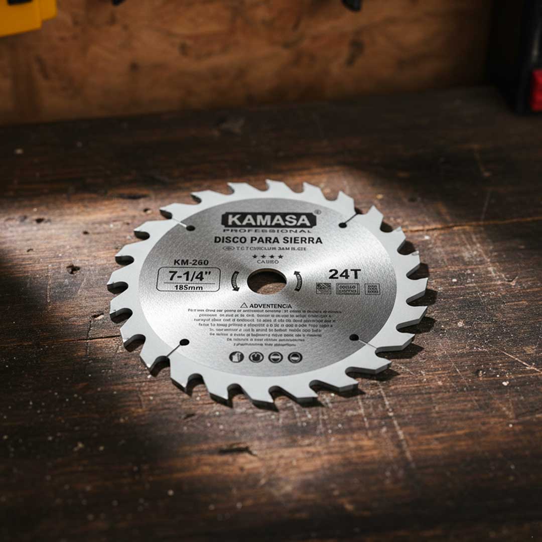 DISCO CORTE MADERA 7 1/4″ 24D KAMASA KM-260