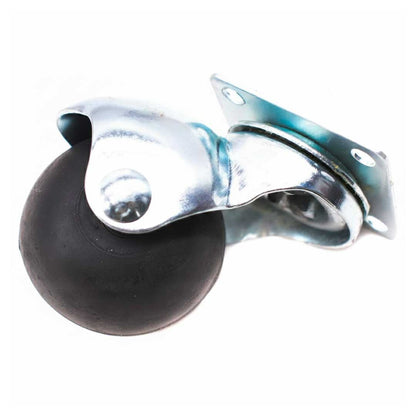 RUEDA GOMA 50MM BASE METAL 4UND LH-1881