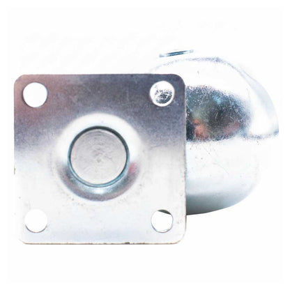RUEDA GOMA 50MM BASE METAL 4UND LH-1881