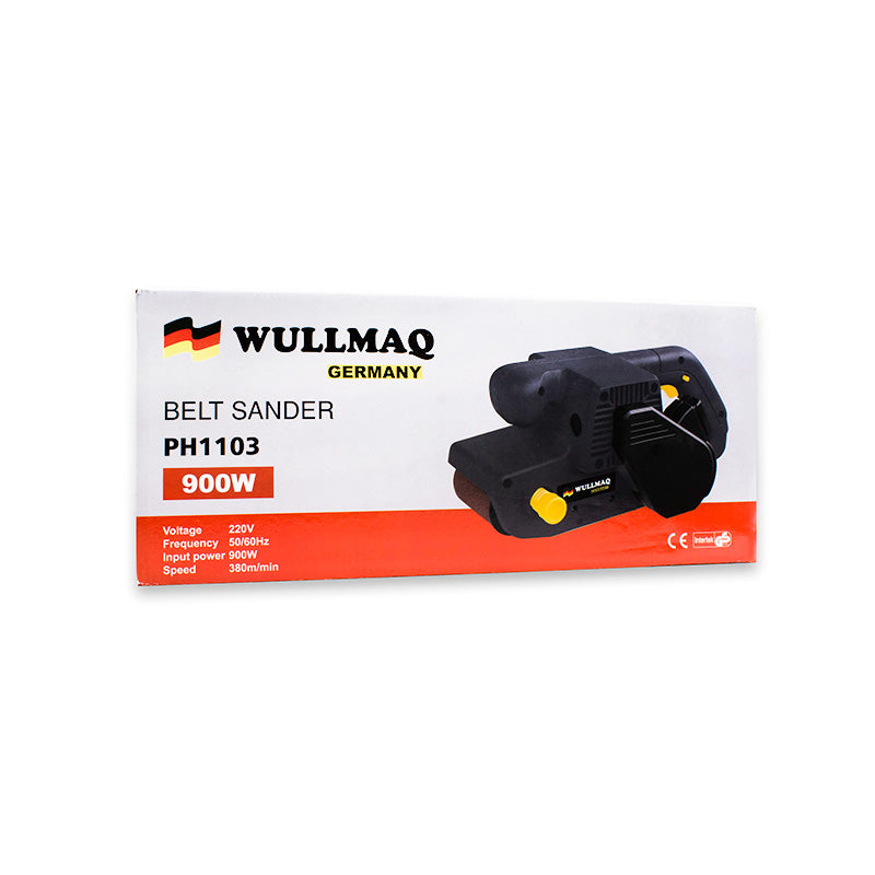 LIJADORA 900W DE BANDA WULLMAQ PT-1103