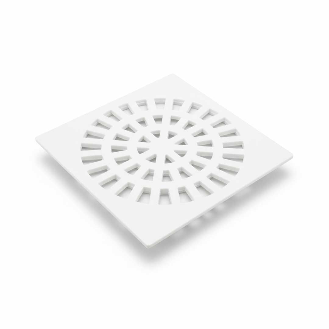 REJILLA PLASTICA BLANCA 15X15 CM GRAP 5502