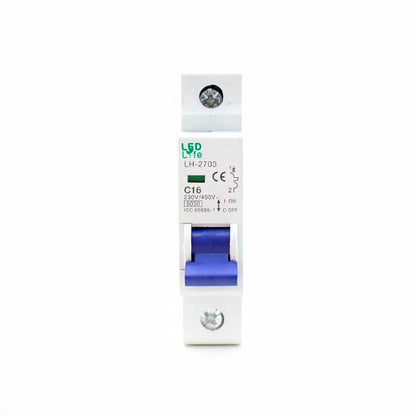 LLAVE TERMICA UNIPOLAR 16A LED LIFE LH-2703