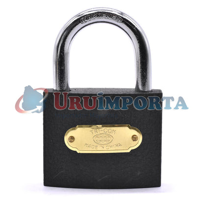 CANDADO DE HIERRO GRIS 32MM TRI-ROOM LH-1270