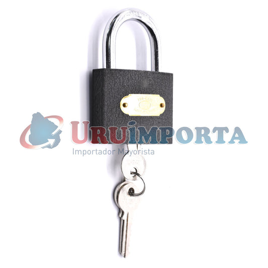 CANDADO DE HIERRO GRIS 32MM TRI-ROOM LH-1270