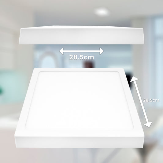 PLAFON 24W CUADRAD LUZ FRIA LED LIFE LH1775