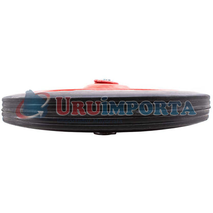 RUEDA ROJA MACIZA P/CARRETILLA CON RULEMAN LH-785