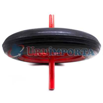 RUEDA MACIZA  P/CARRETILLA CON EJE LH-786