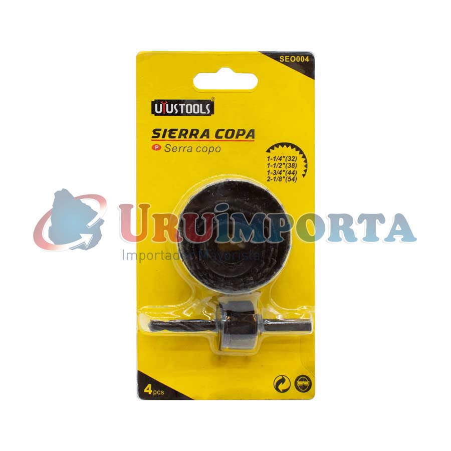 SIERRA COPA P/MADERA 4PZ 32-54MM UYUSTOOLS SE0004