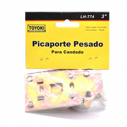 PASADOR 3″ PLANO CON TORNILLOS TOYOKI LH-774