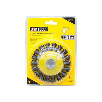 CEPILLO 4″ PLANO DE ACERO P/AMOLADORA UYUS EBP704