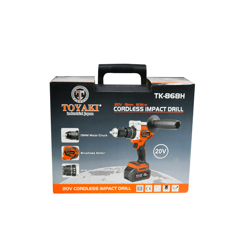 TALADRO DE IMPACTO 13MM 20V TOYAKI TK-868H