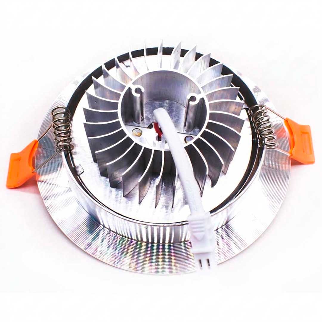 SPOT LED ARTICULADO 5W 10.5CM PLATEADO LH-1905