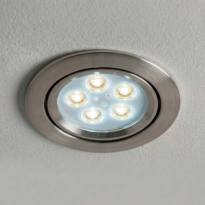 SPOT LED ARTICULADO 5W 10.5CM PLATEADO LH-1905