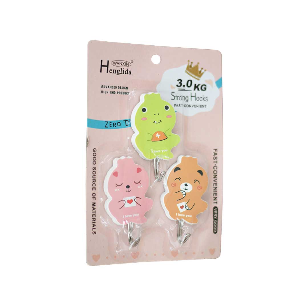 COLGADOR ADHESIVO FORMA DE ANIMALES YL-91563