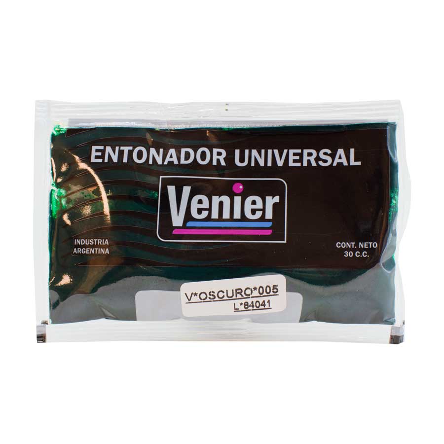 ENTONADOR VERDE CLARO UNIV P/PINTURA 30CC VENIER