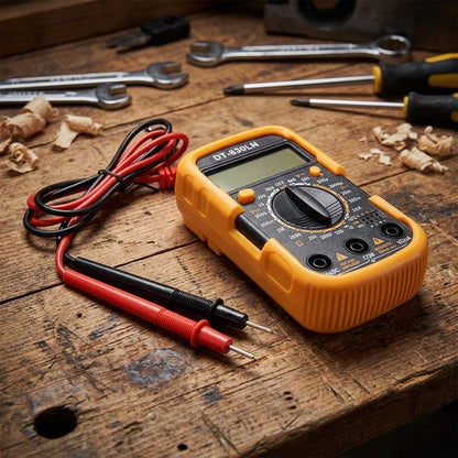 TESTER DIGITAL CHICO C/LUZ FORRADO EN GOMA LH-125