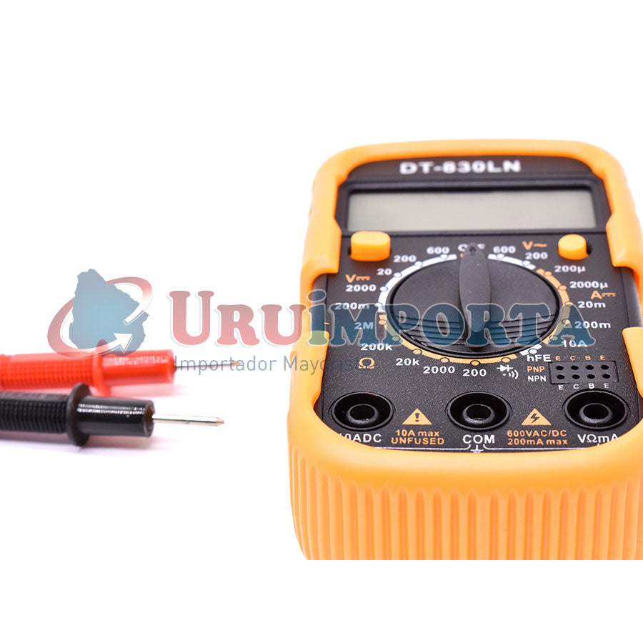 TESTER DIGITAL CHICO C/LUZ FORRADO EN GOMA LH-125